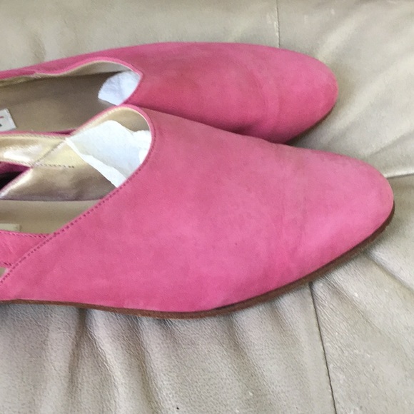 Pink suede shoes, 7M - Picture 4 of 6